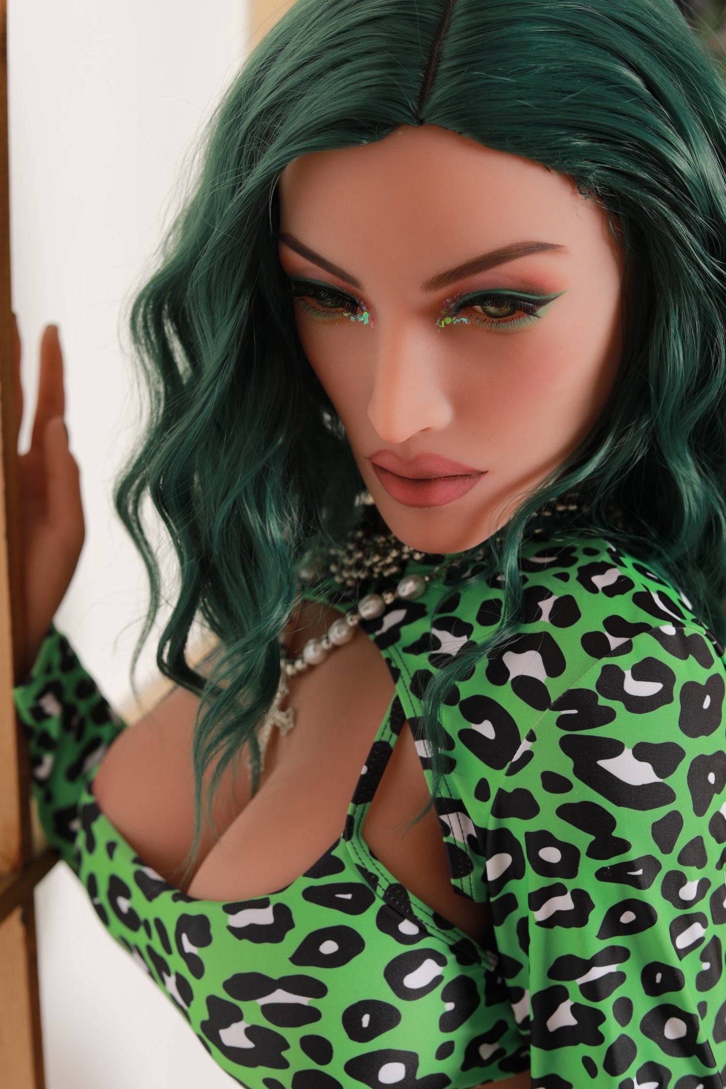 165CM Big Boobs Green Hair TPE Sex Doll - Babe IDATEDOLL
