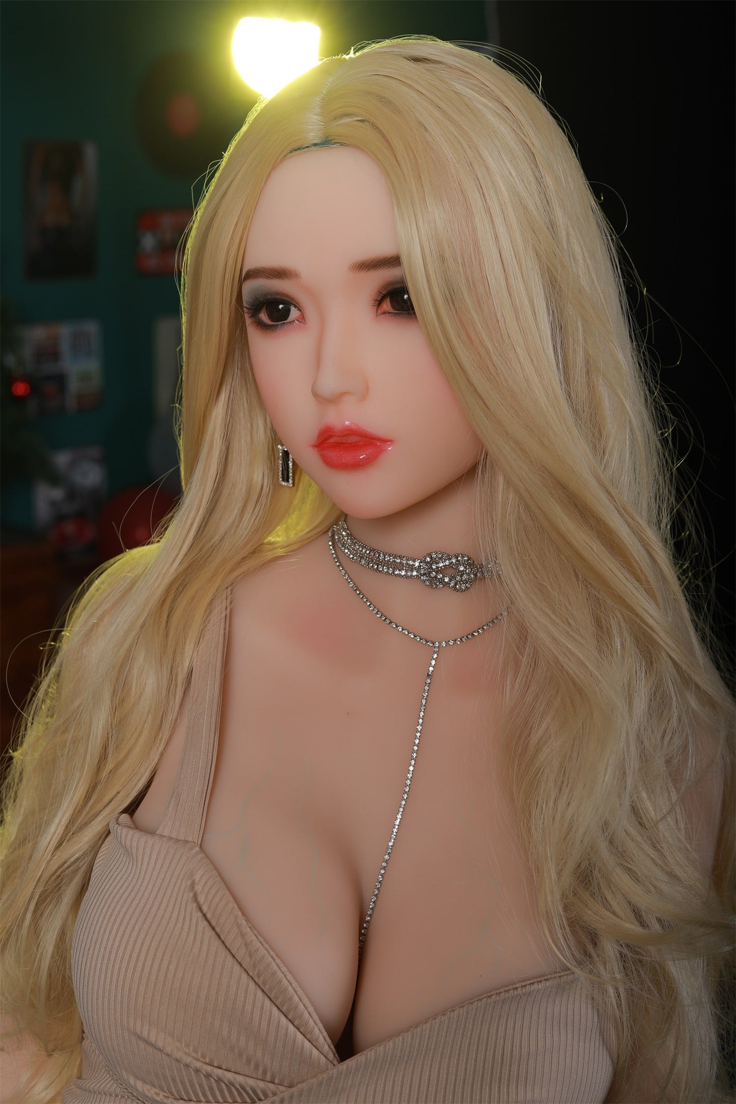 165CM Japanese Large Breast Blonde Hair TPE Sex Doll - Mandy IDATEDOLL