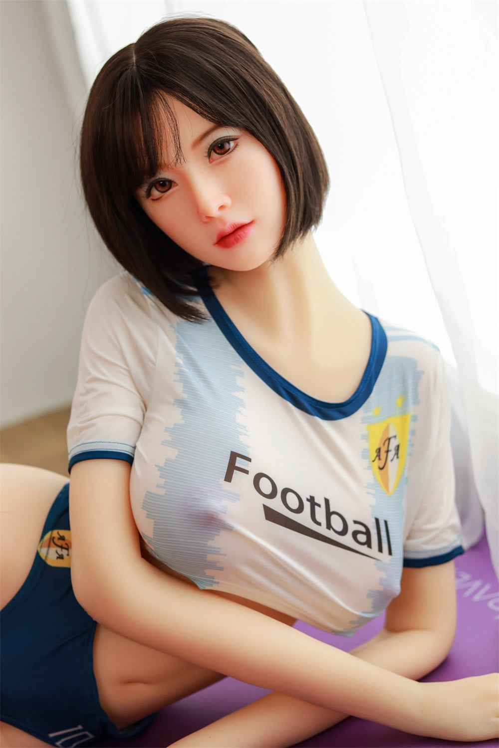 165CM Japanese Large Breast Short Black Hair TPE Sex Doll - Qingqing IDATEDOLL