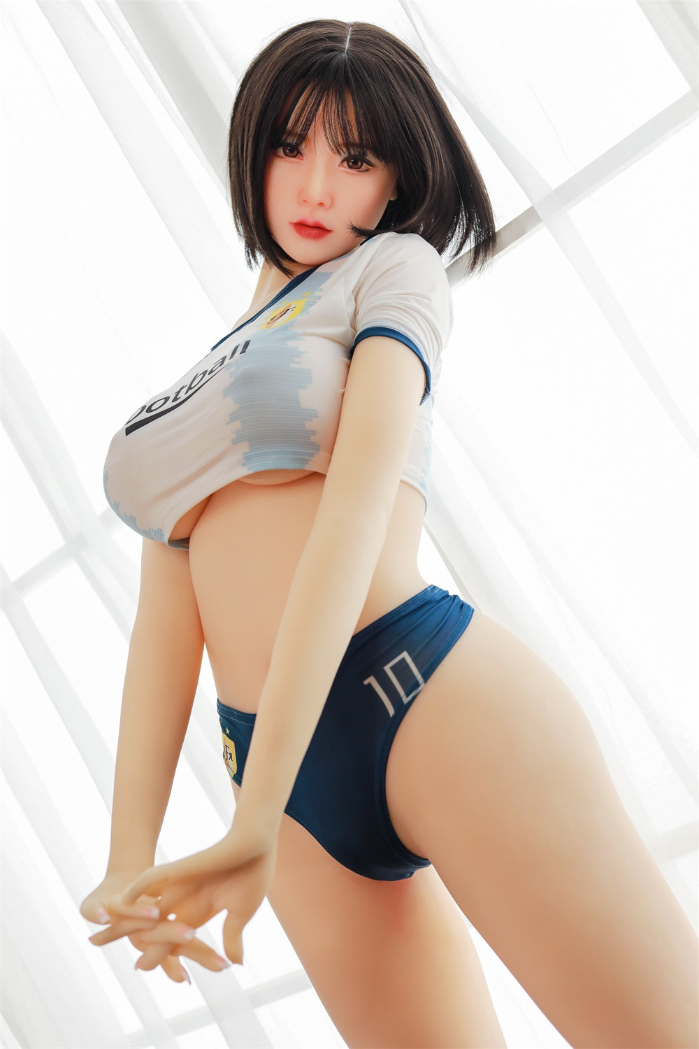 165CM Japanese Large Breast Short Black Hair TPE Sex Doll - Qingqing IDATEDOLL