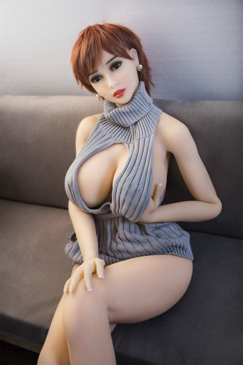 168cm Big Boobs Short Hair Adult TPE Sex Doll - Connie IDATEDOLL