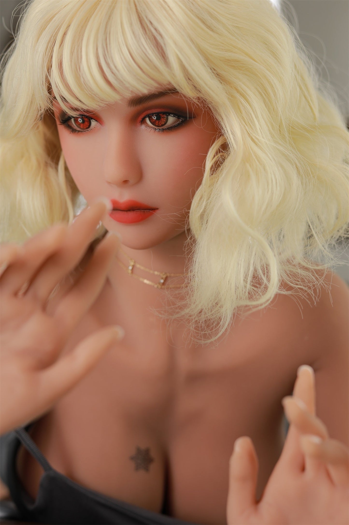 170CM Big Breast Short White Hair Adult Love TPE Sex Doll - Wary IDATEDOLL