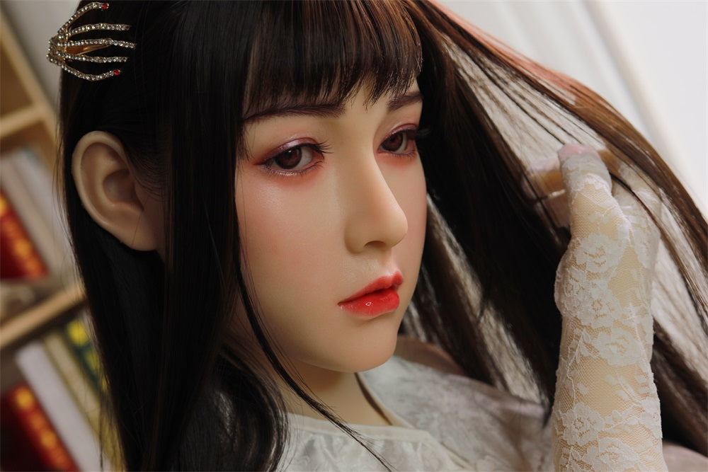 170CM Japanese Big Breast Long Hair Silicone Head+ TPE Body Adult Love Sex Doll - Lilith IDATEDOLL