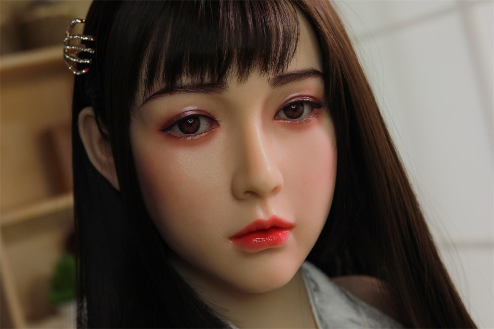 170CM Japanese Big Breast Long Hair Silicone Head+ TPE Body Adult Love Sex Doll - Lilith IDATEDOLL