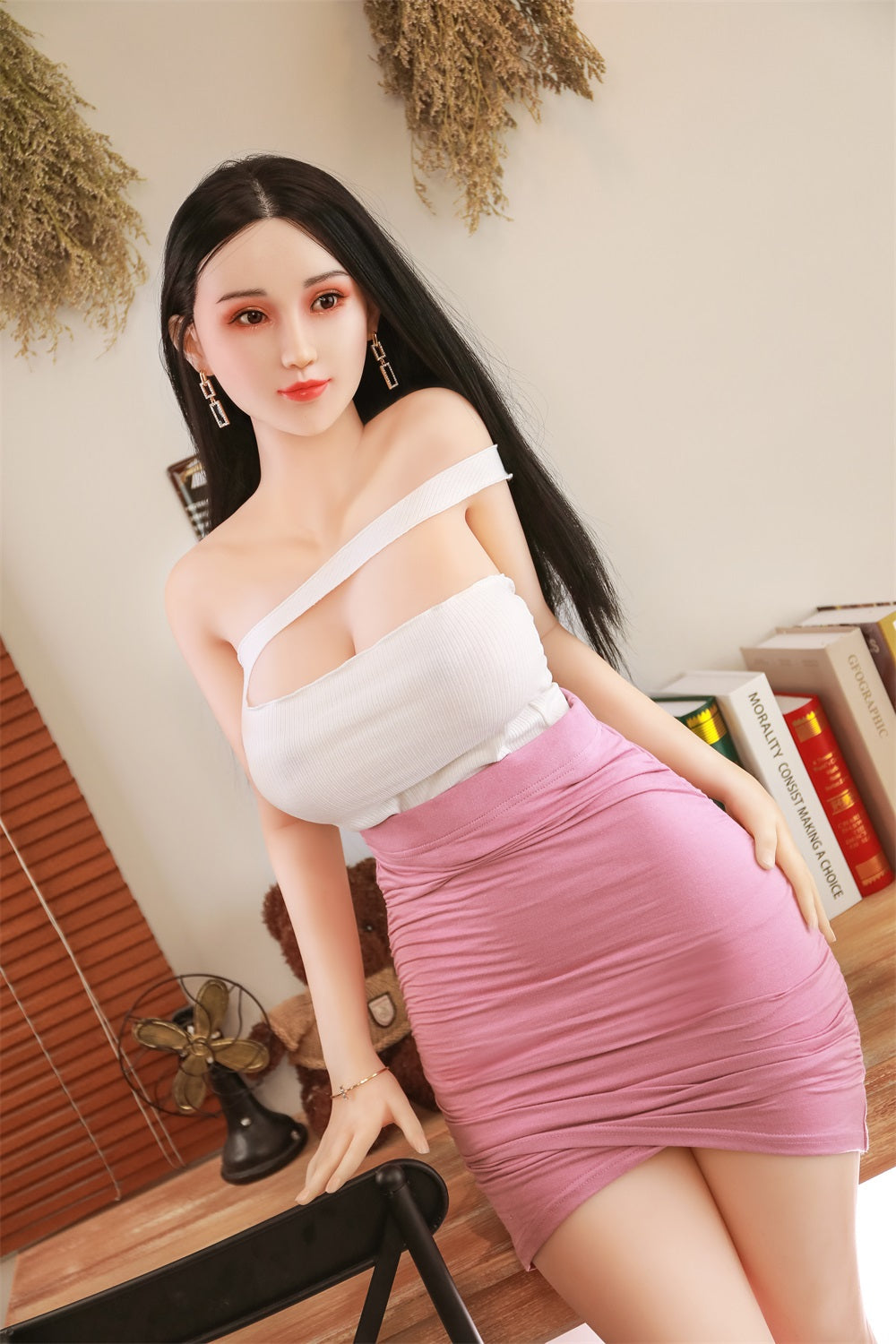 170CM Japanese Big Breast Silicone Head+ TPE Body Adult Love Sex Doll -Mixue IDATEDOLL