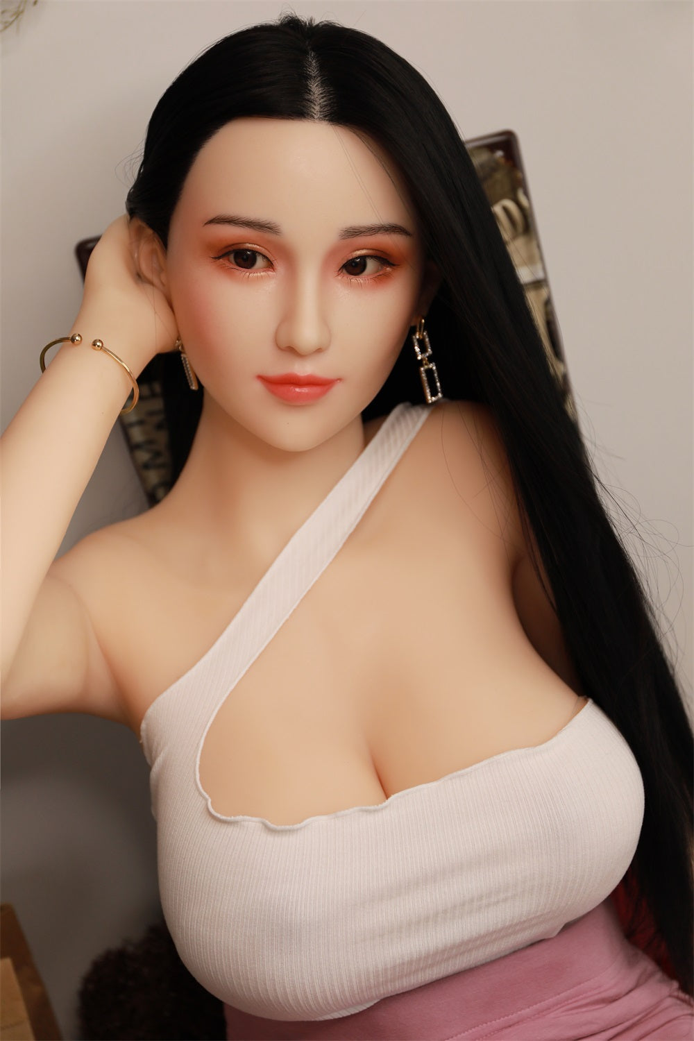 170CM Japanese Big Breast Silicone Head+ TPE Body Adult Love Sex Doll -Mixue IDATEDOLL