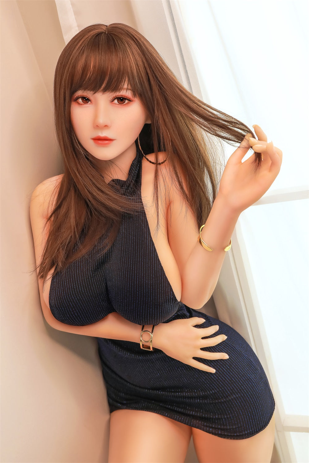 170cm Japanese Blonde Hair Sexy Big Boobs Adult TPE Sex Doll - Madeline IDATEDOLL