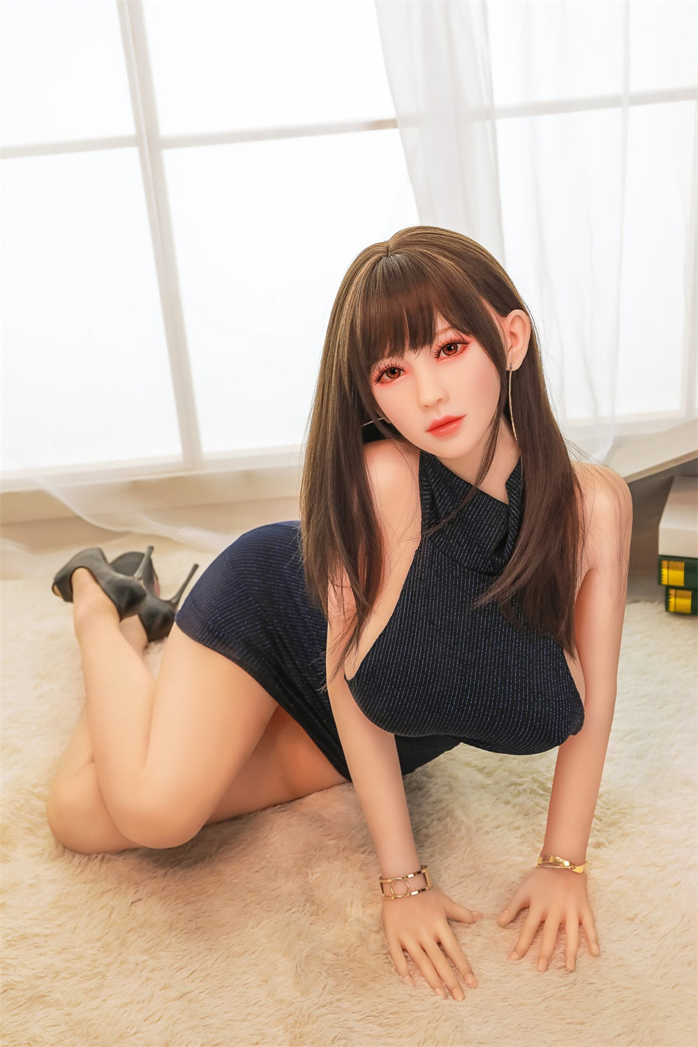 170cm Japanese Blonde Hair Sexy Big Boobs Adult TPE Sex Doll - Madeline IDATEDOLL
