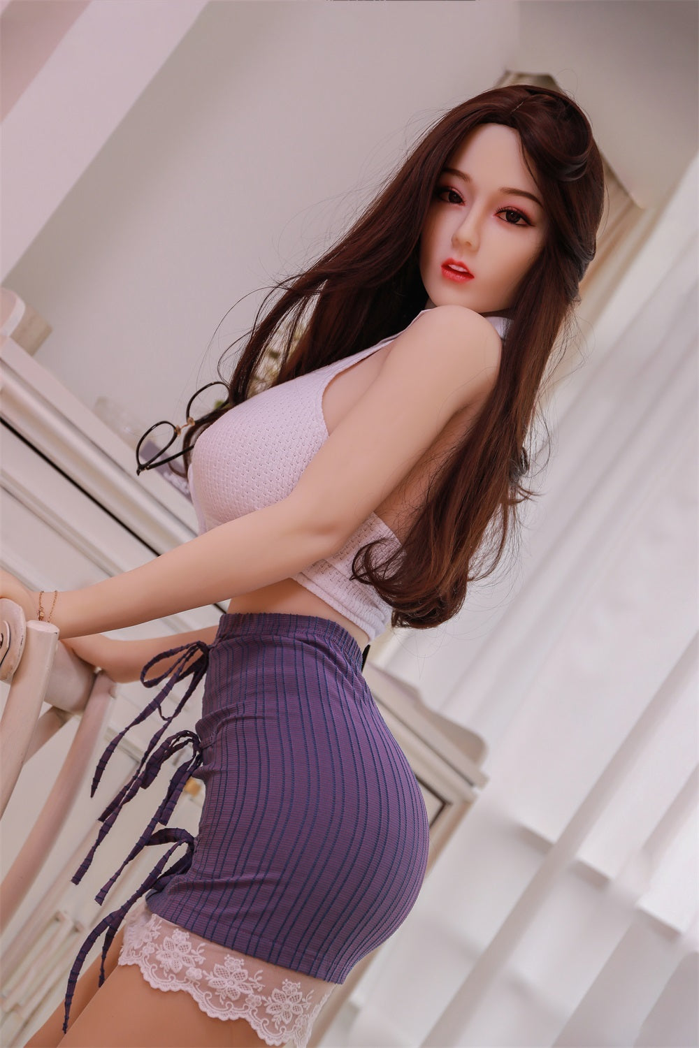 EU Stocked 165cm Brown-haired Big Breasts Tall Sexy Sex Doll - Aliery IDATEDOLL