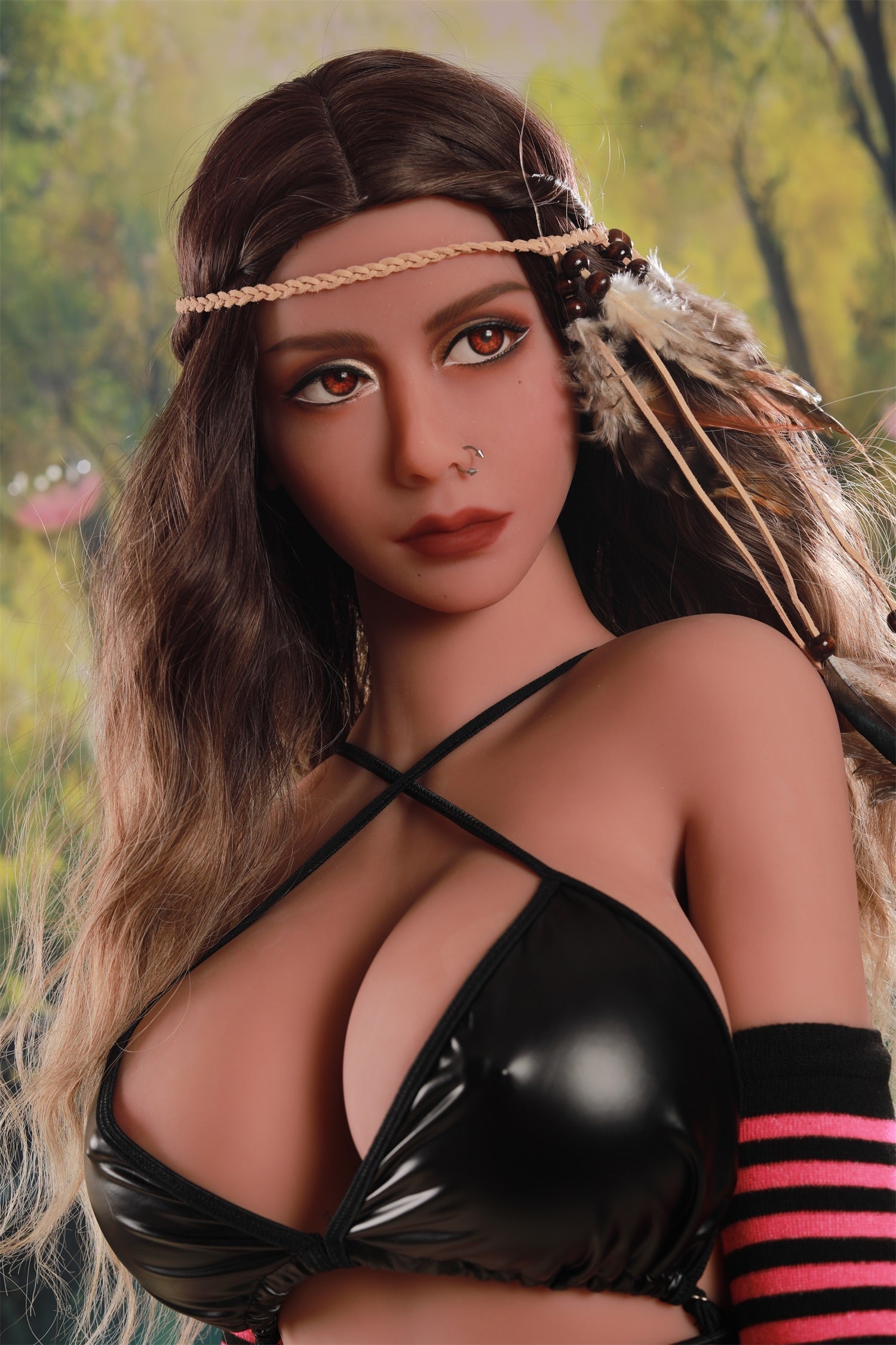 158CM Large Breast Brown  Hair TPE Sex Doll - Abbie IDATEDOLL