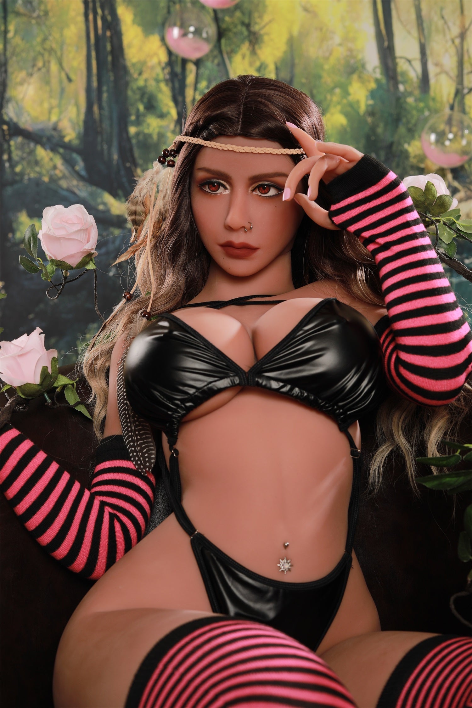 158CM Large Breast Brown  Hair TPE Sex Doll - Abbie IDATEDOLL