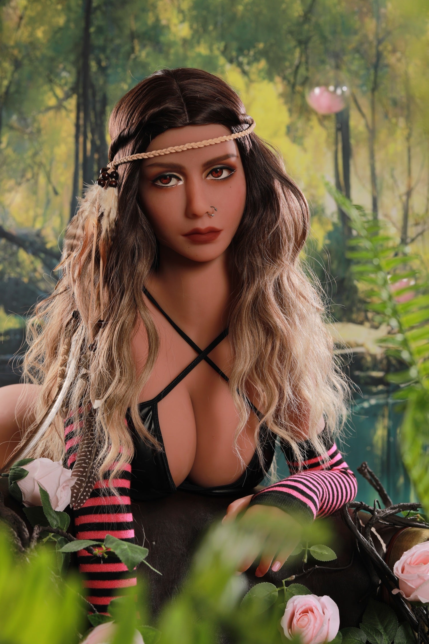 158CM Large Breast Brown  Hair TPE Sex Doll - Abbie IDATEDOLL