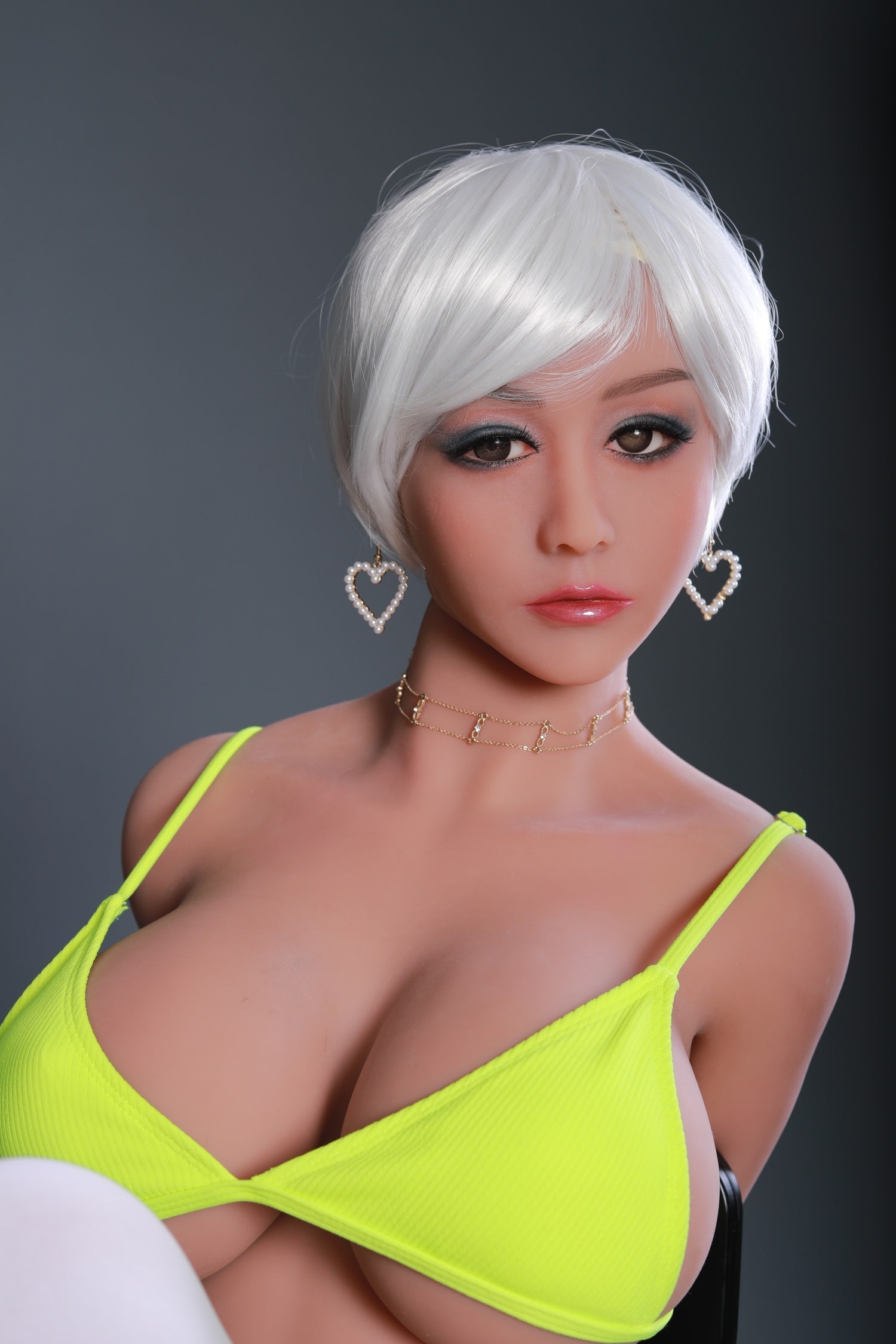 158CM Large Breast White Hair TPE Sex Doll - Ayumi IDATEDOLL