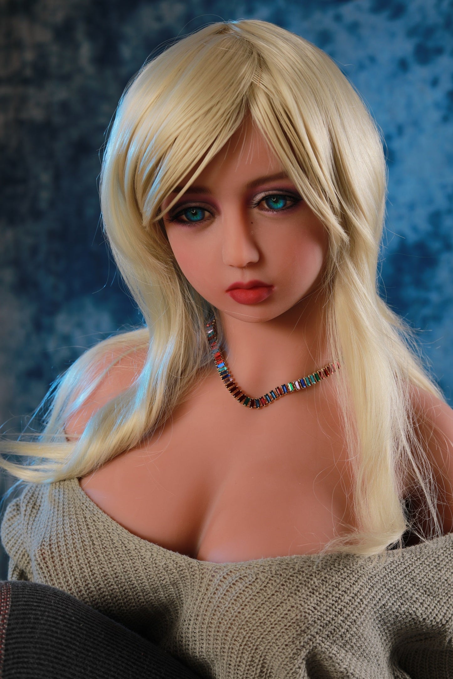 158CM Medium Breast White Hair TPE Sex Love Doll - Rizar IDATEDOLL