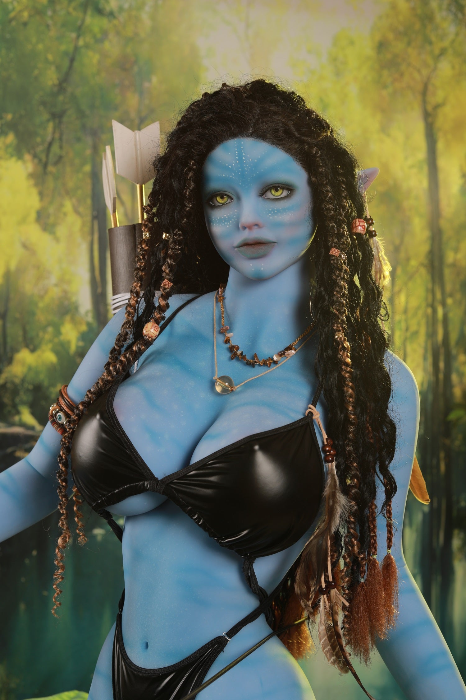 165CM Anime Fairy Large Breast Blue Body TPE Sex Doll - Aysa IDATEDOLL