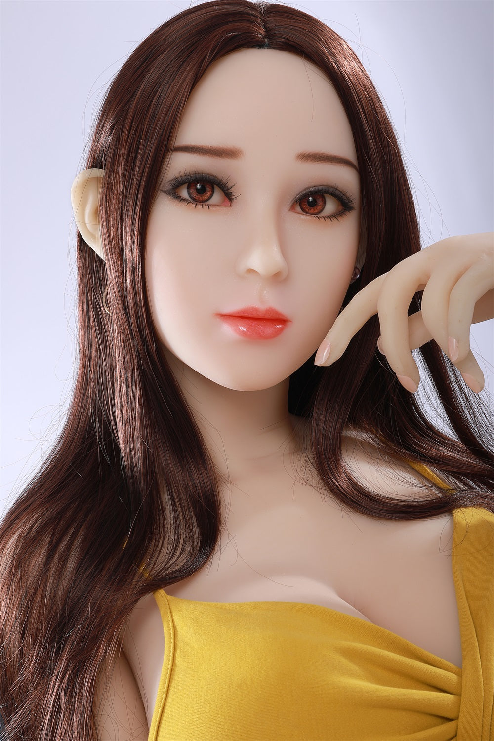 165CM Japanese Large Breast Brown Hair TPE Sex Doll - Lin Lin IDATEDOLL