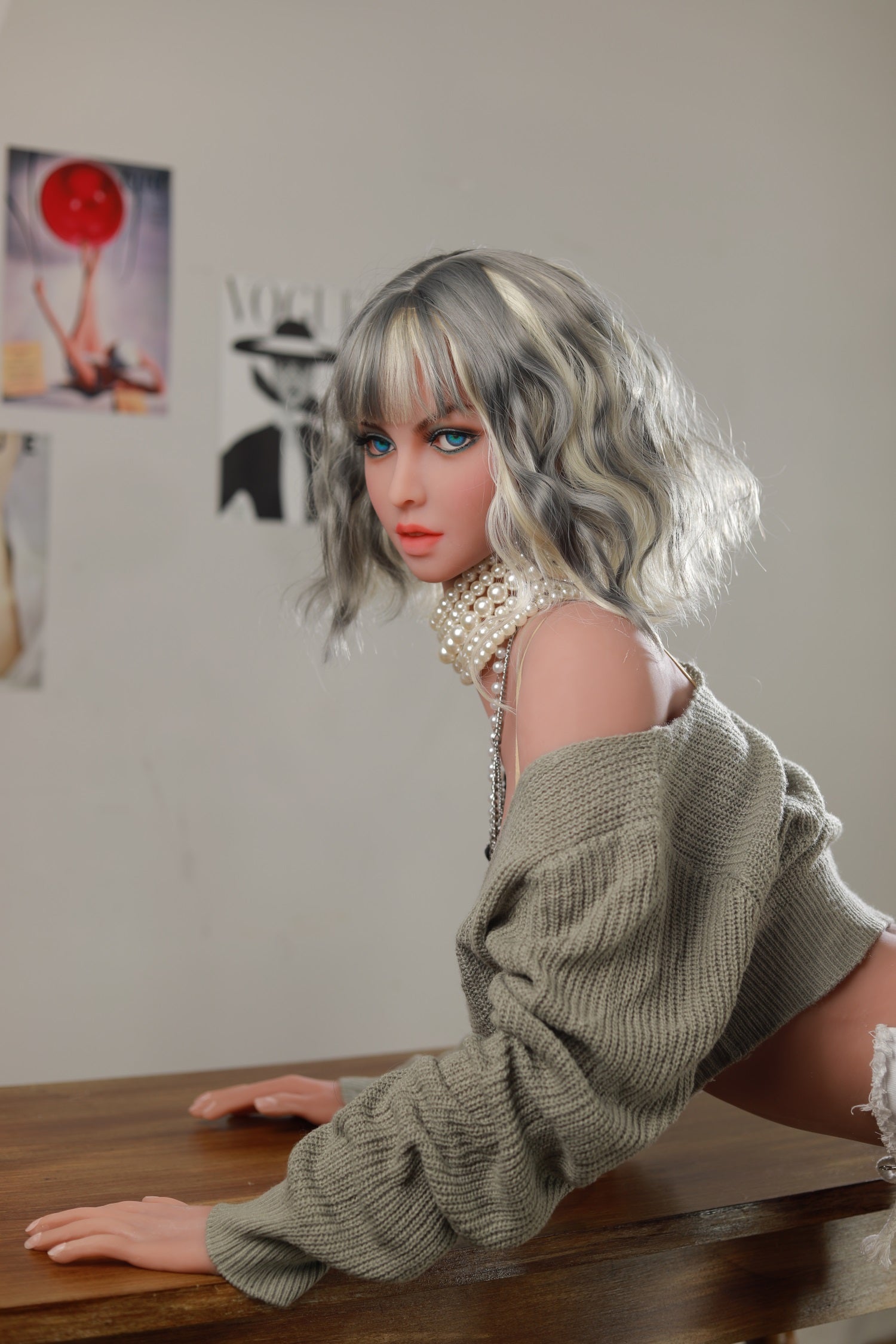 165CM Silver Hair Sexy TPE Sex Doll - Natasha IDATEDOLL