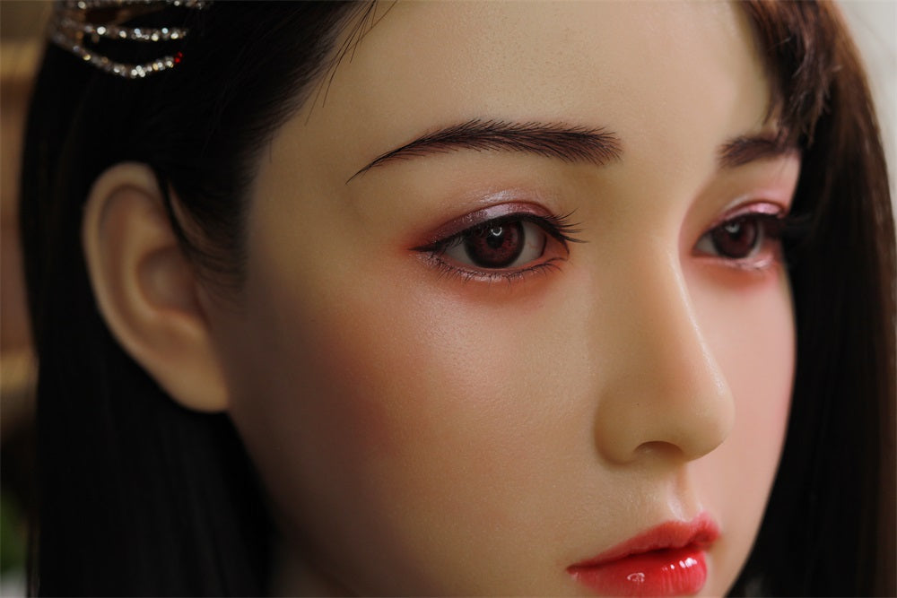 170CM Japanese Big Breast Long Hair Silicone Head+ TPE Body Adult Love Sex Doll - Lilith IDATEDOLL