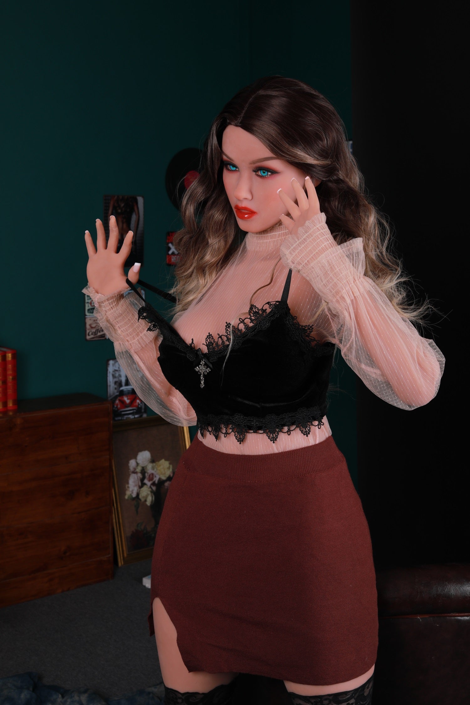 170cm Full Size Sexy Big Boobs Adult TPE Sex Doll - Celine IDATEDOLL
