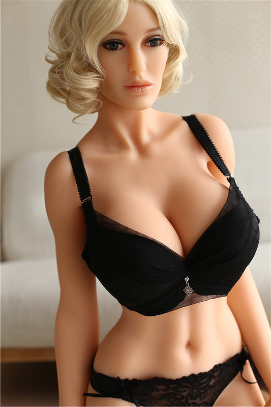 US Stocked 158CM Large Breasts Granny Gray Hair TPE Sex Doll - Aimily IDATEDOLL